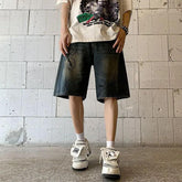Y2K Spider Cobweb Denim Pants